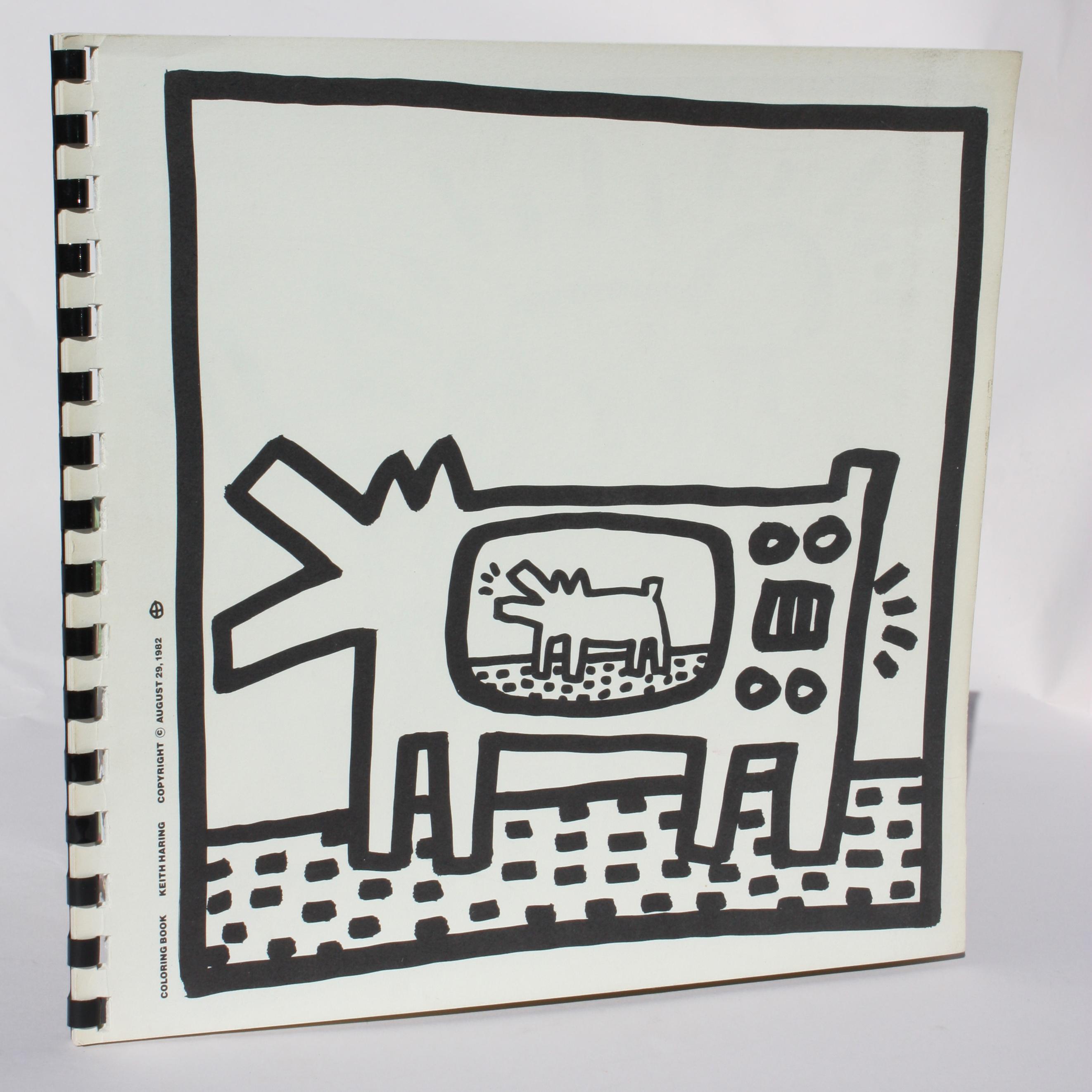 Keith haring coloring book first edition