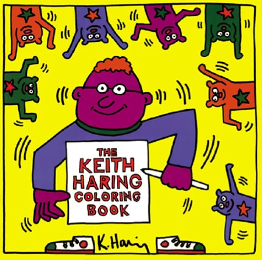 The keith haring coloring book keith haring books