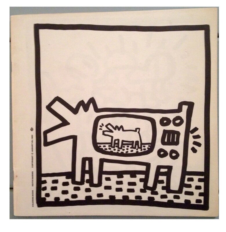 Keith haring coloring book first edition lithographs available for sale