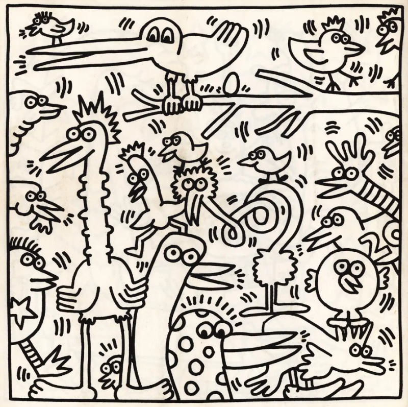 Keith haring vintage keith haring coloring book available for immediate sale at sothebys