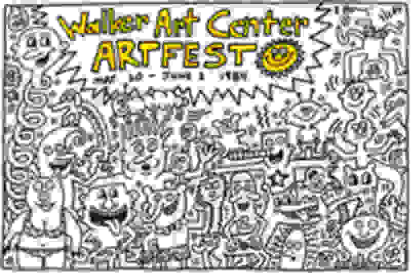 Keith haring keith haring walker art center poster