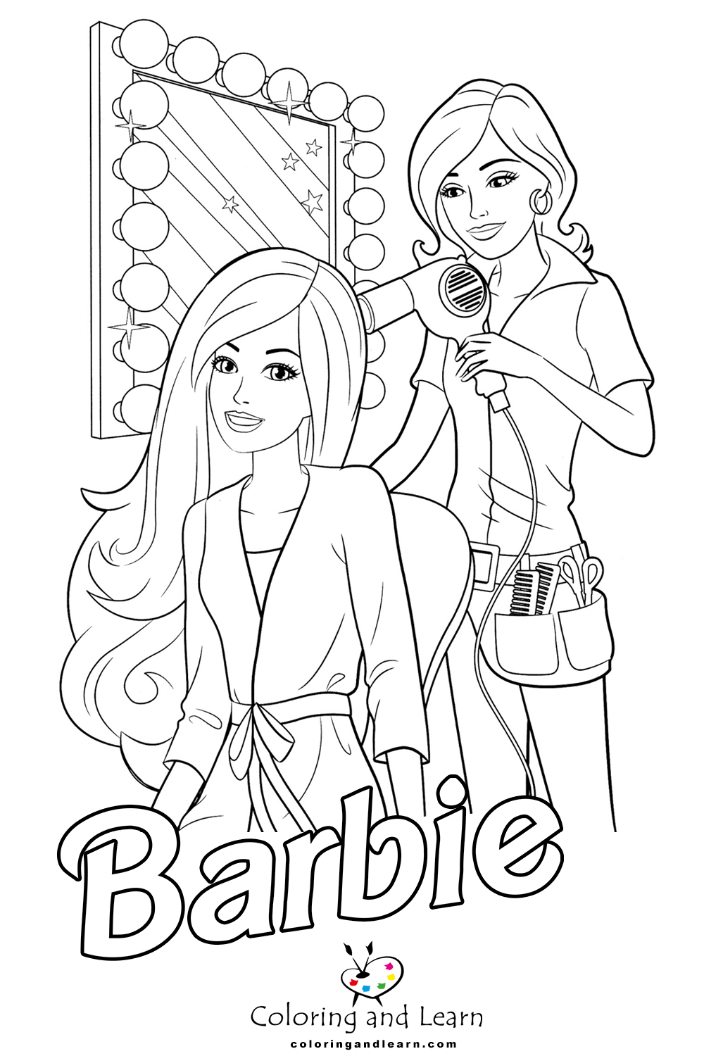 Barbie coloring pages