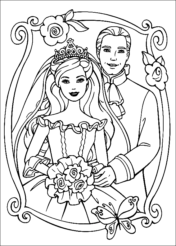 Barbie coloring pages printable for free download