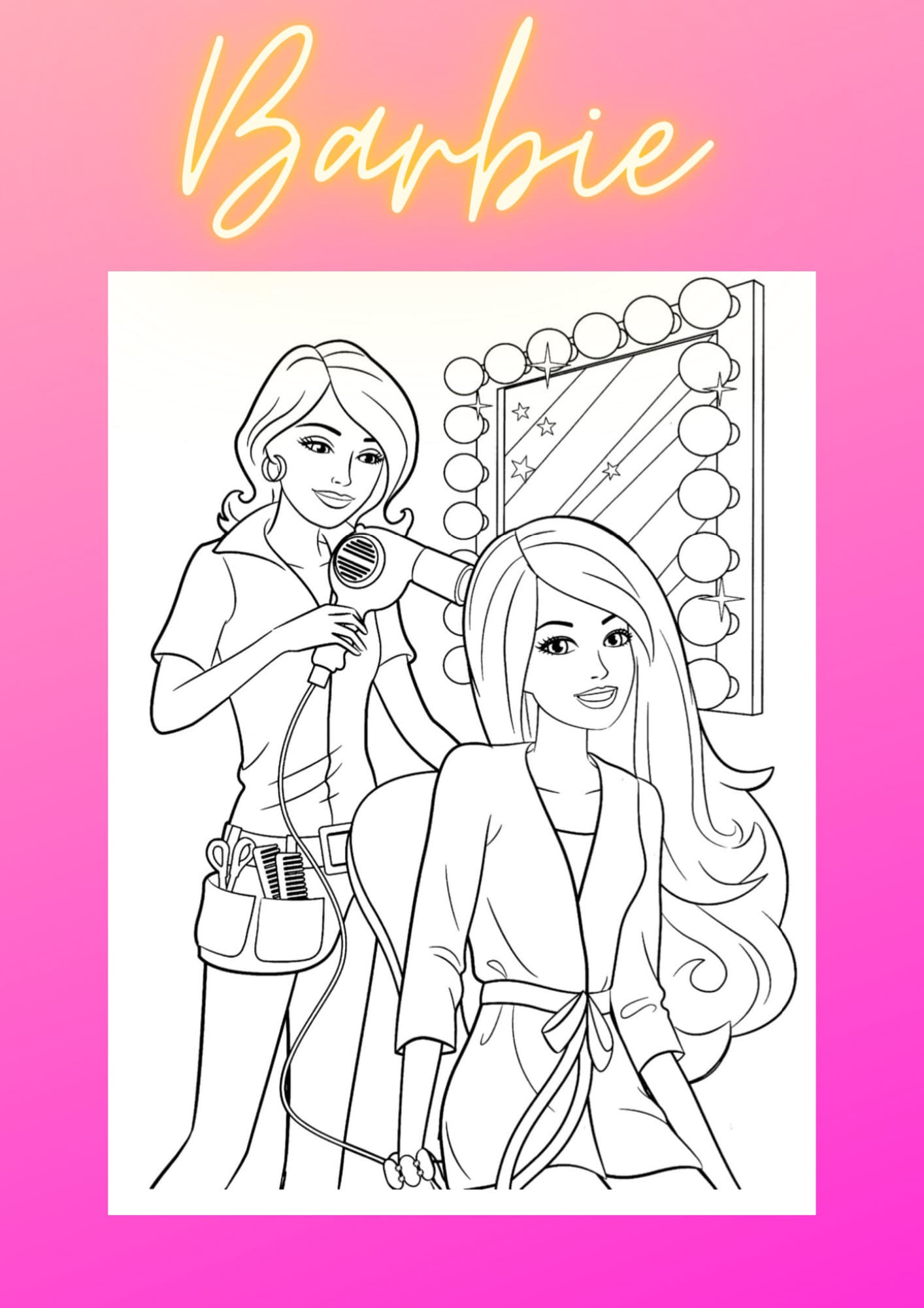 Barbie coloring pages