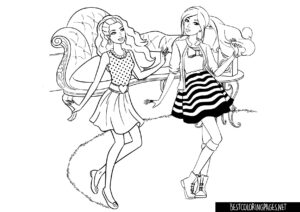 Barbie coloring pages