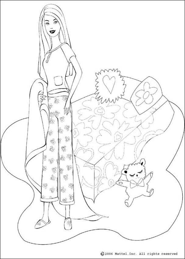 Best barbie coloring pages for kids