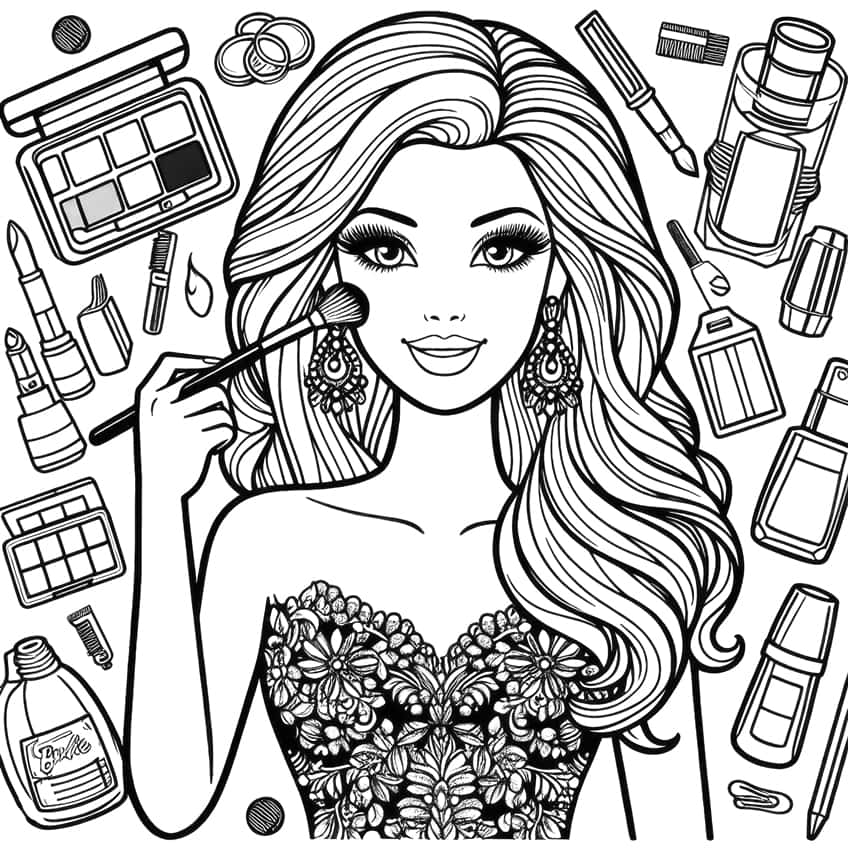 Barbie coloring pages