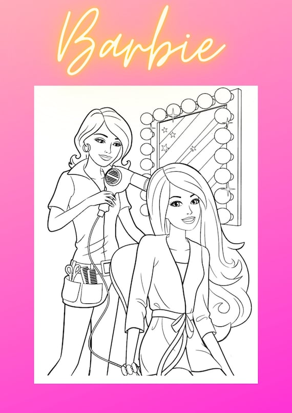 Barbie coloring pages