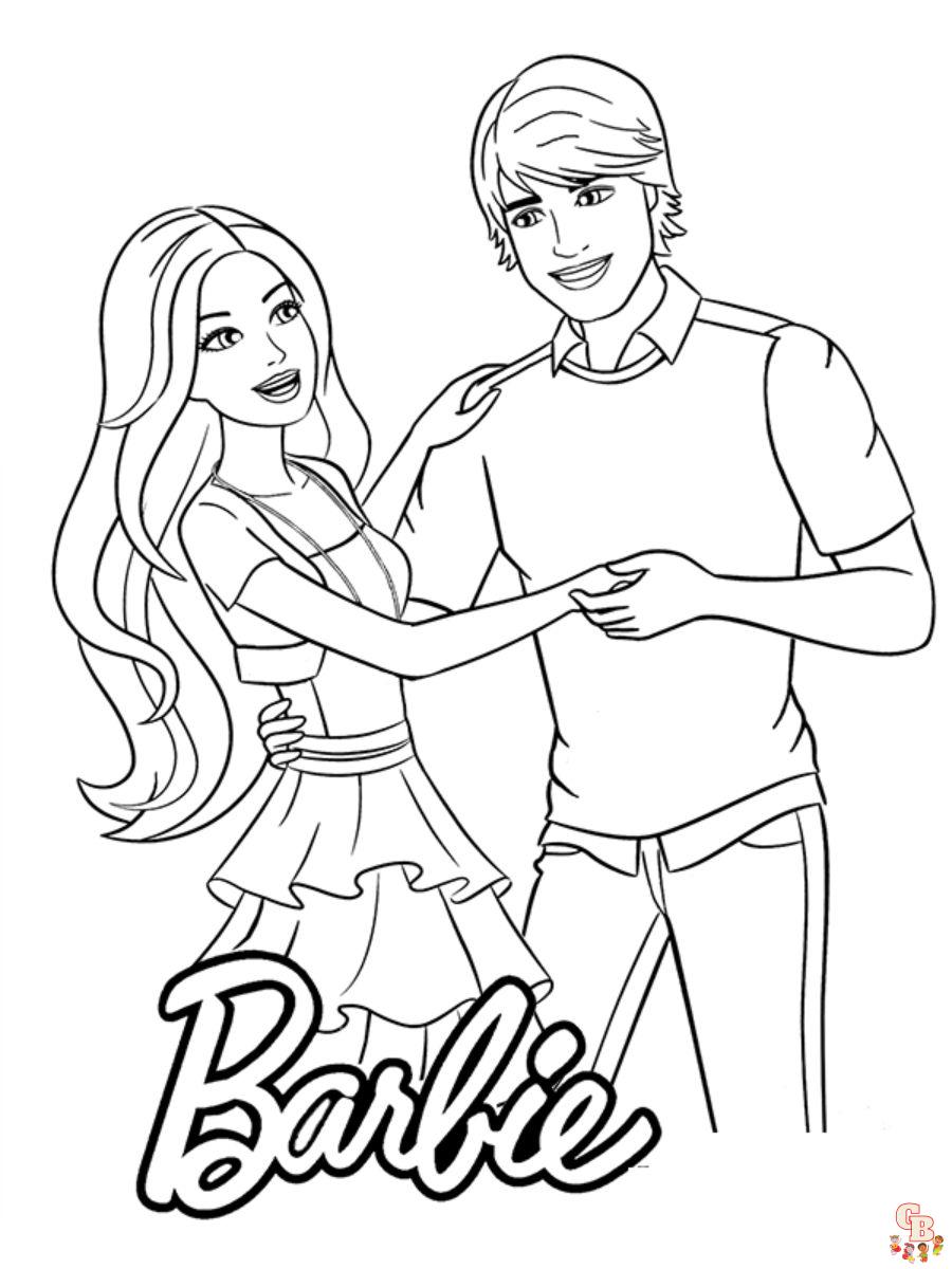 The best barbie coloring pages for your little princess