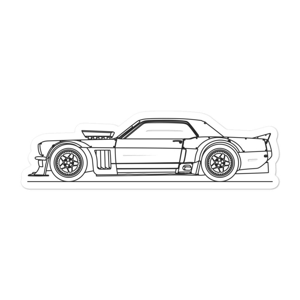 Ford mustang ken block sticker â artlines design