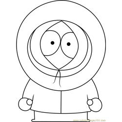 Kenny coloring pages for kids