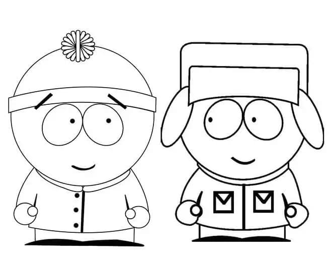 South park coloring pages