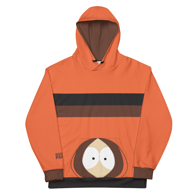 South park kenny color block unisex hooded sweatshirt â south park shop