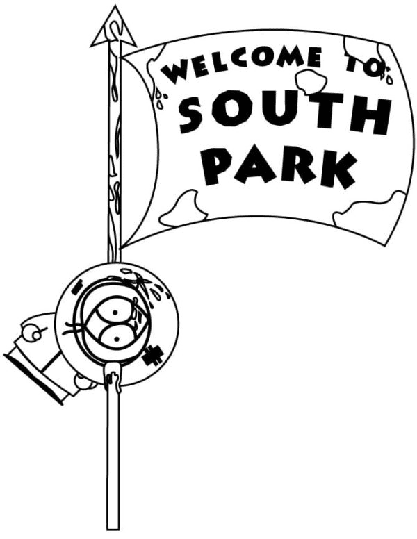 South park coloring pages