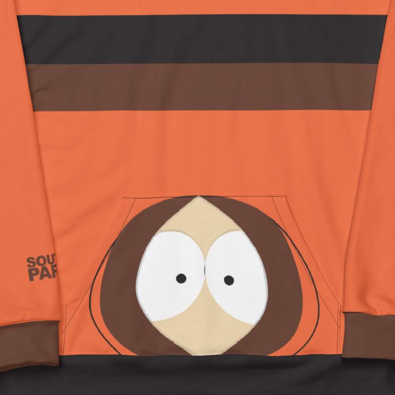 South park kenny color block unisex hooded sweatshirt â south park shop