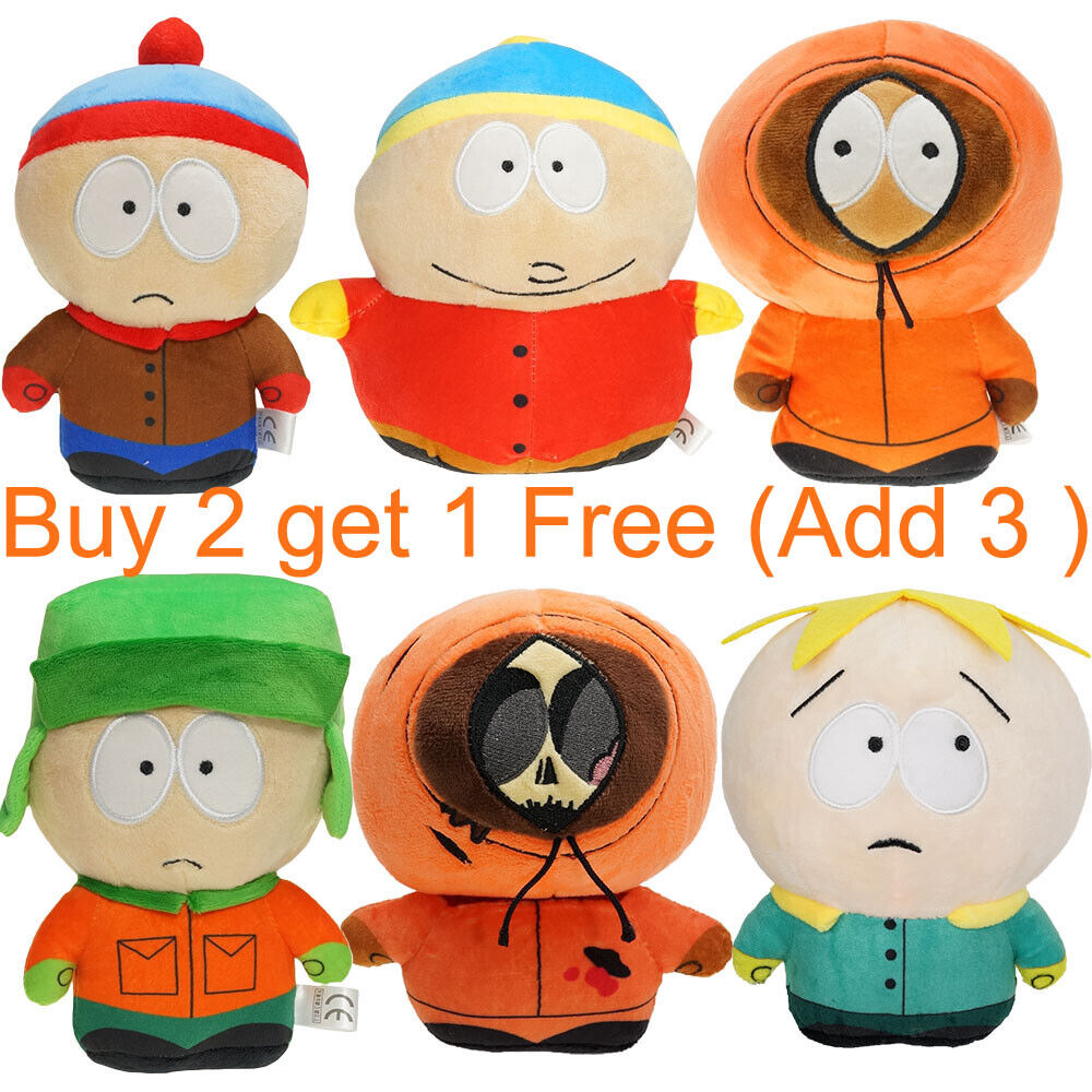 South park plush soft toys kenny stan kyle toy kenny mcrmick figurine gift