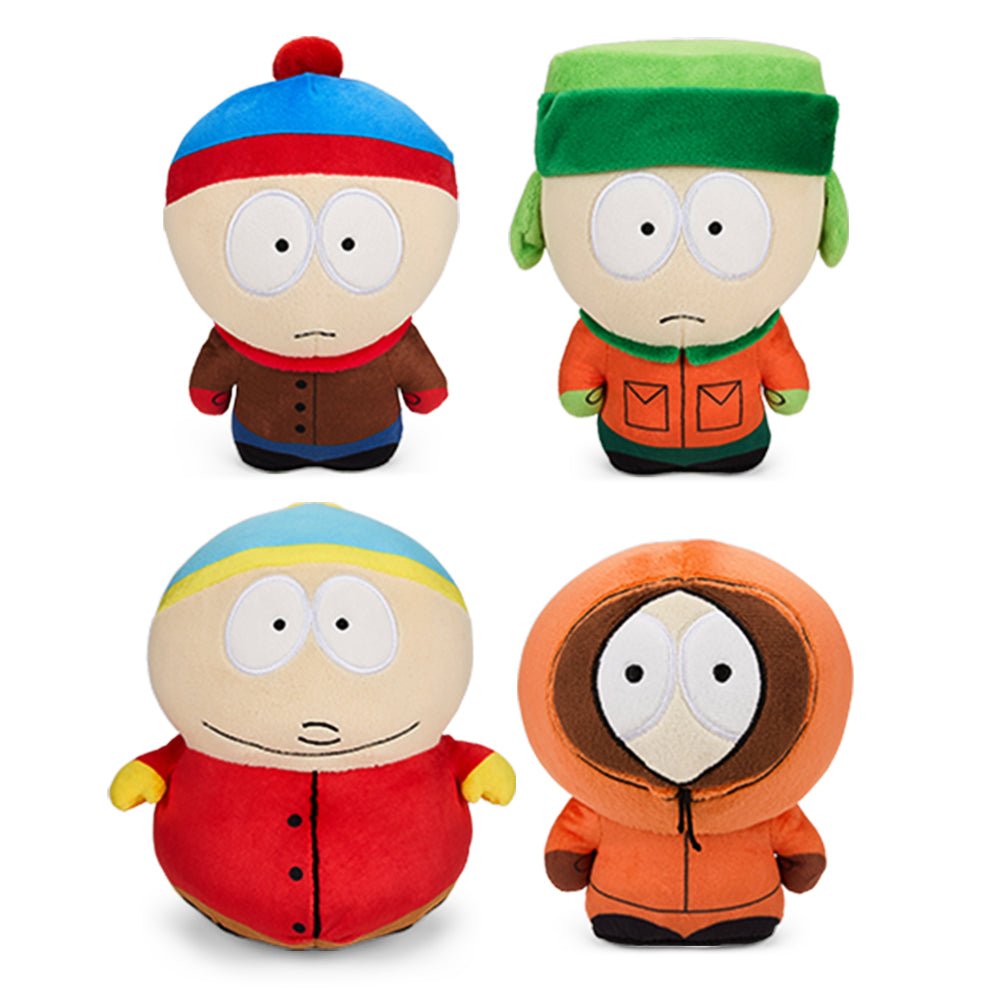 South park stan kyle kenny and cartman phunny plush set by kidrob