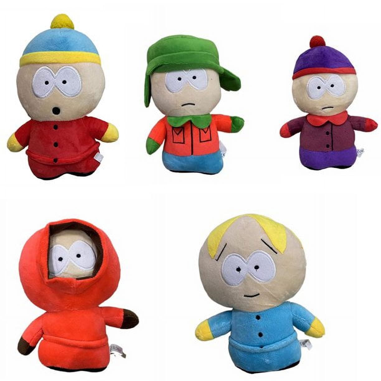 Risewill south park plush toy south park merchandise plush figure kyle cartman kenny stan butters plush doll stuffed ornaments gift for christmas birthday anime cartoon fans kids adults