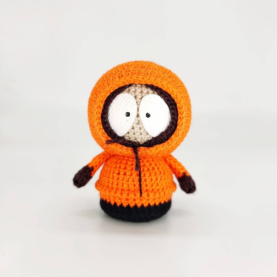 Kenny mccormick amigurumi south park crochet character stuffed toys edy central heroes plush toys gift for geek south park amigurumi doll