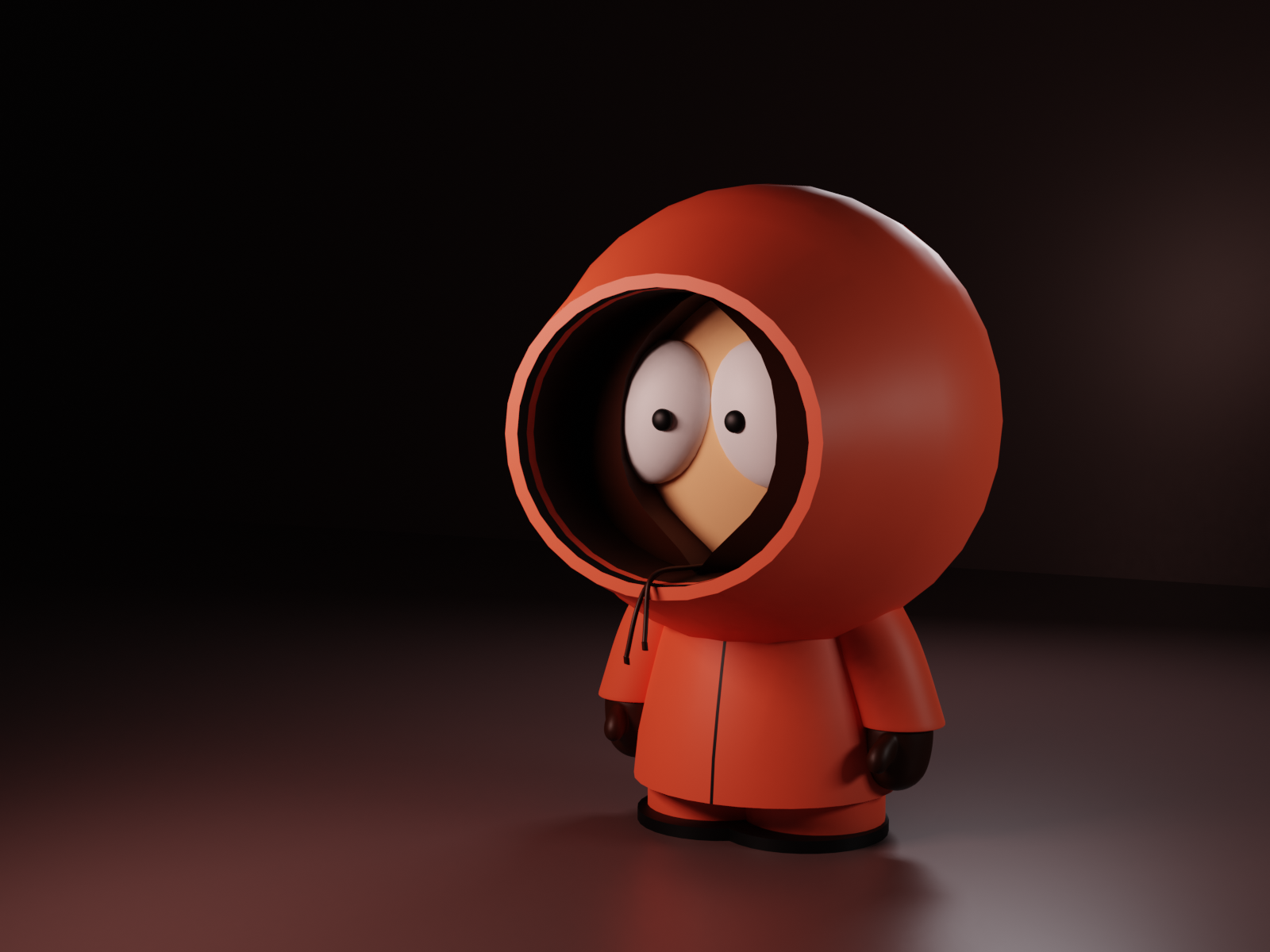 Blender practice south park kenny by amber jen on