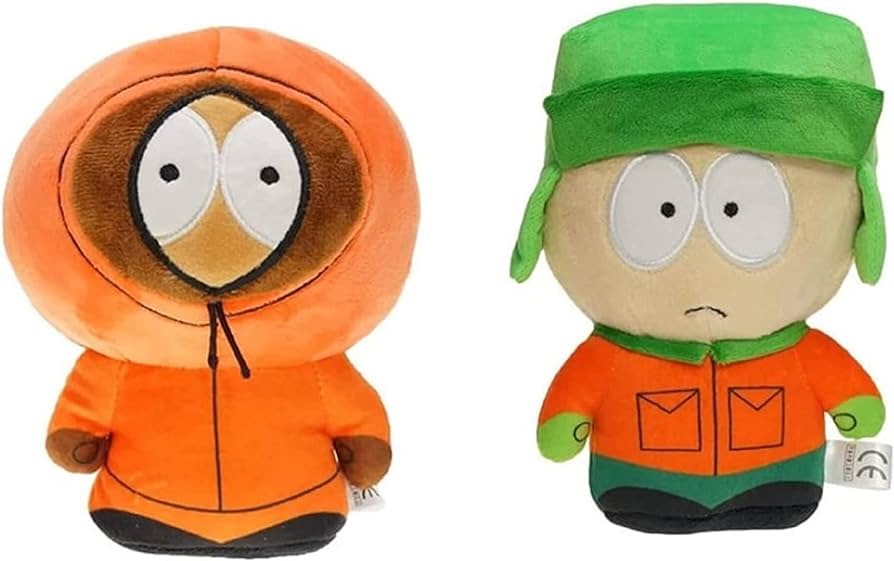 Xuqiufeng north and south park plush toys kyle cartman kenny butter doll plush toys anime fans children and adults pack toys games