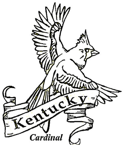 Kentucky coloring page free printable coloring pages