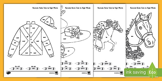 Kentucky derby sight word ela kindergarten usa