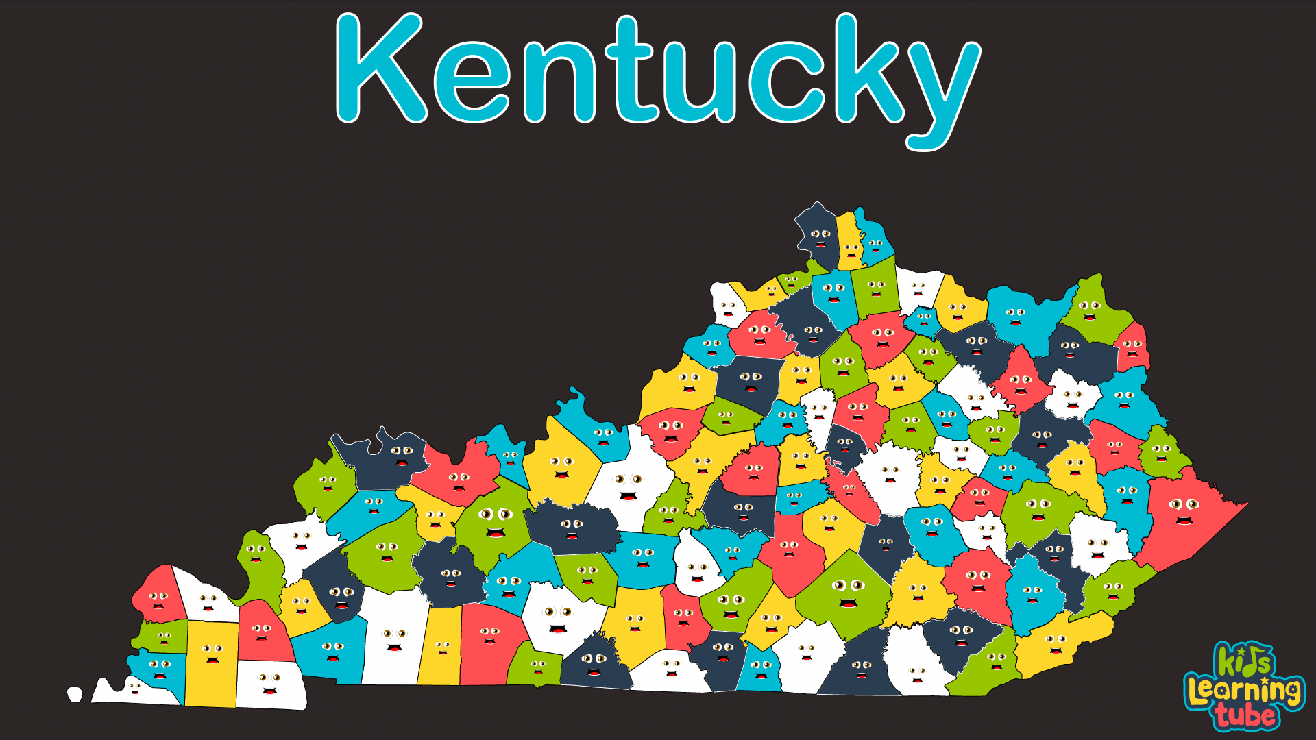 Kentucky coloring sheet â kids learning tube