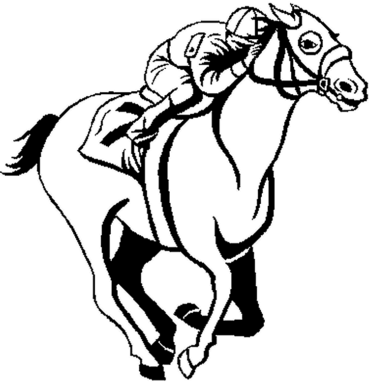 Kentucky derby coloring pages printable for free download