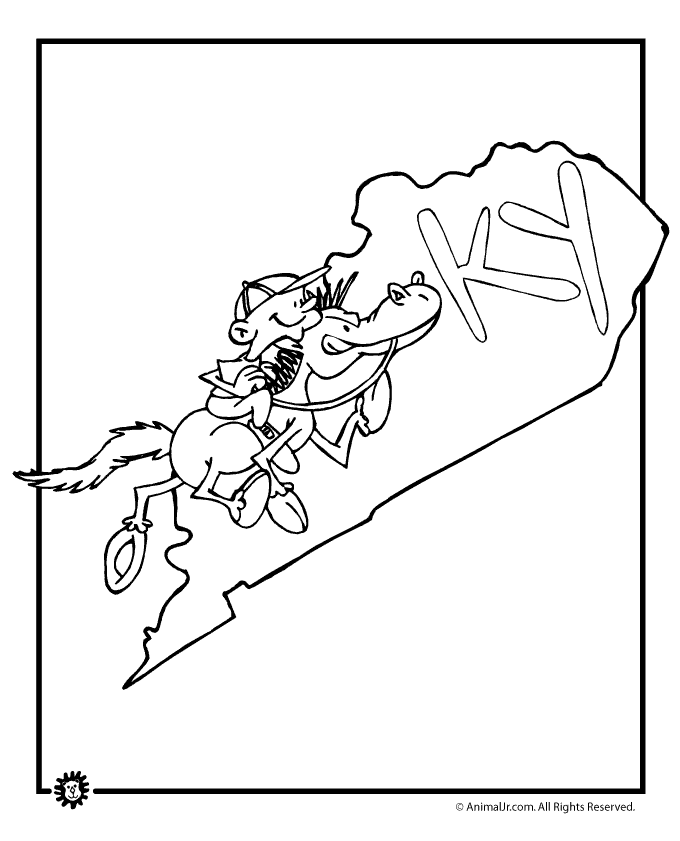 Kentucky derby coloring pages printable for free download