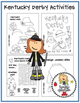 Kentucky derby activity pack by laura kelly classroom tpt