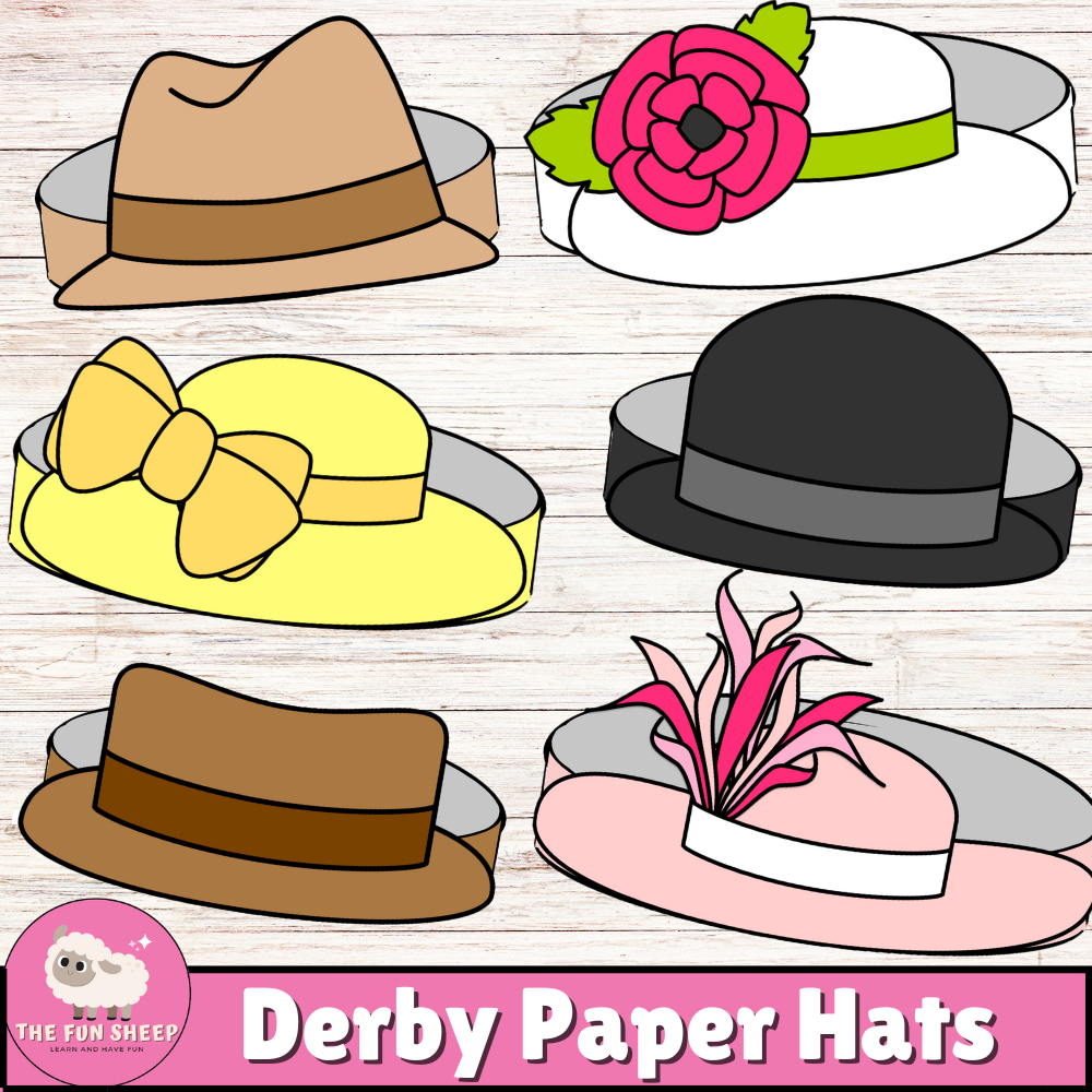 Kentucky derby hats bundle derby crown headband templates