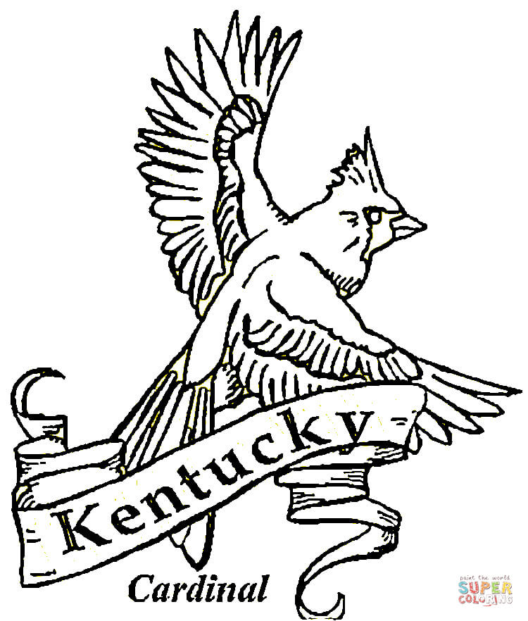 Kentucky coloring page free printable coloring pages