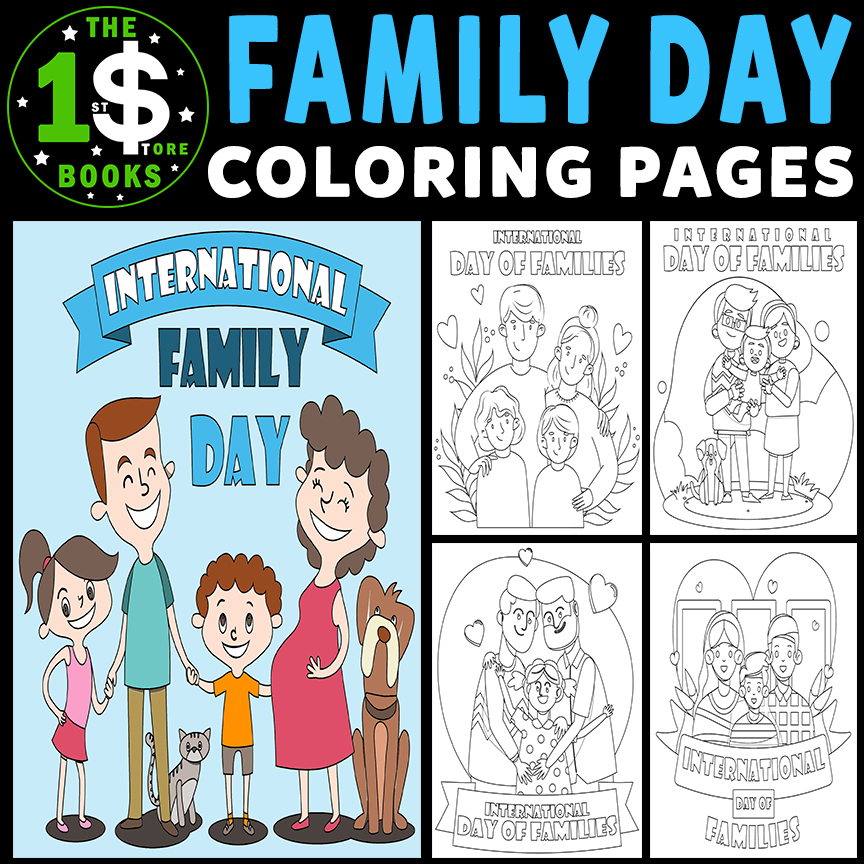 International family day national family day holiday coloring sheets made by teachers