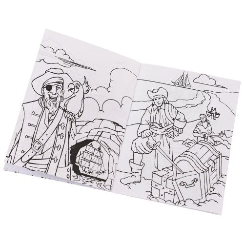 Pirate coloring books party favor one dozen