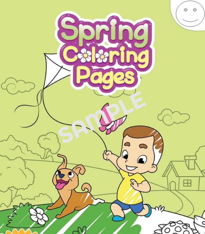 Spring coloring book for kids kenya printable colouring pages pdf download