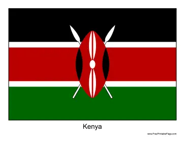 Flag of kenya