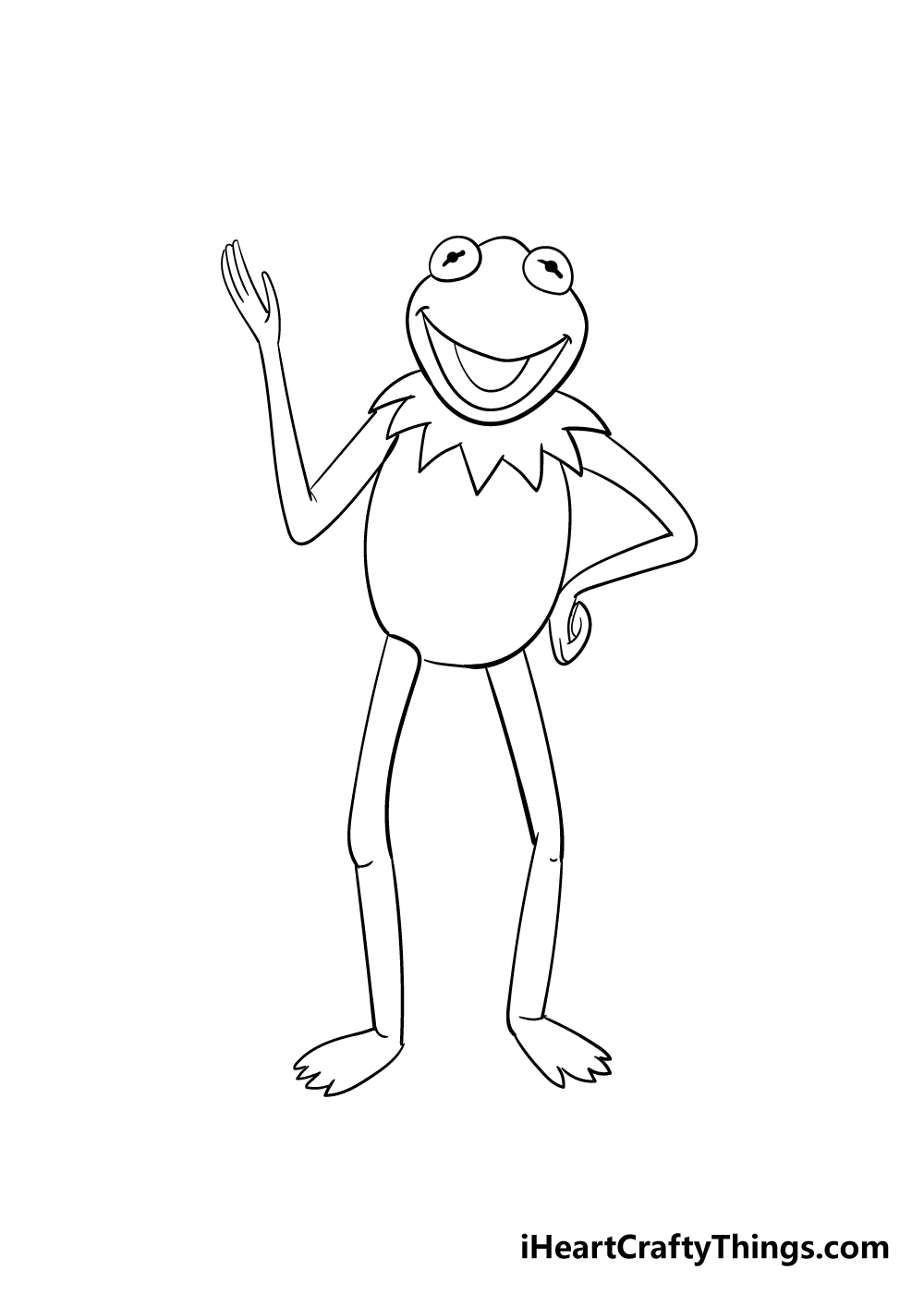 Kermit the frog drawing