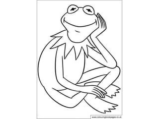 Muppets colouring pages and kids colouring activities p