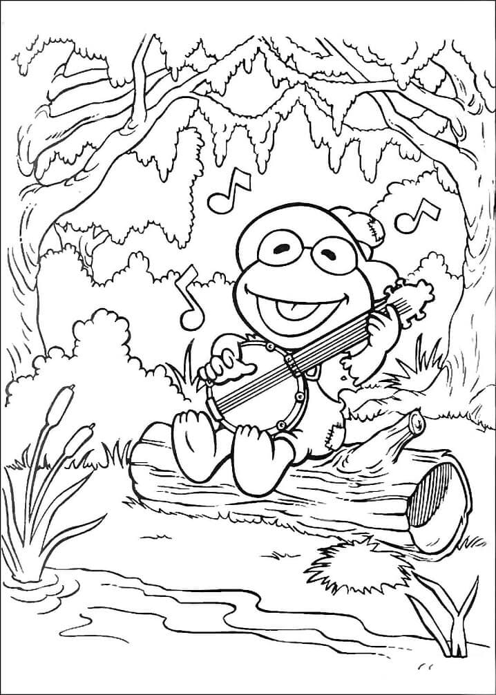 Muppet babies coloring pages