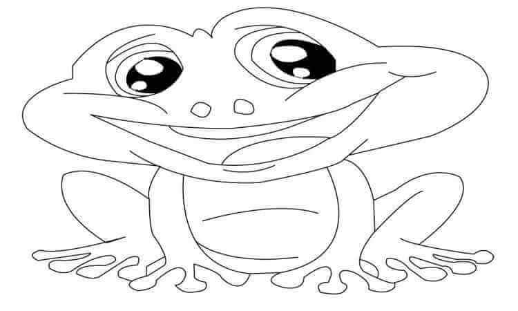 Frog coloring pages kids coloring pages