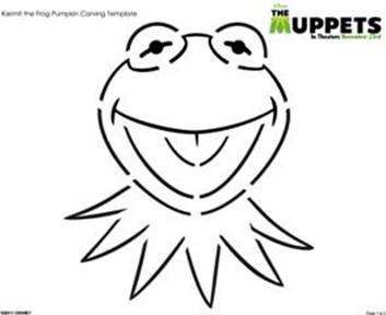 Kermit the frog pumpkin carving template pumpkin carving templates halloween pumpkin carving stencils disney pumpkin