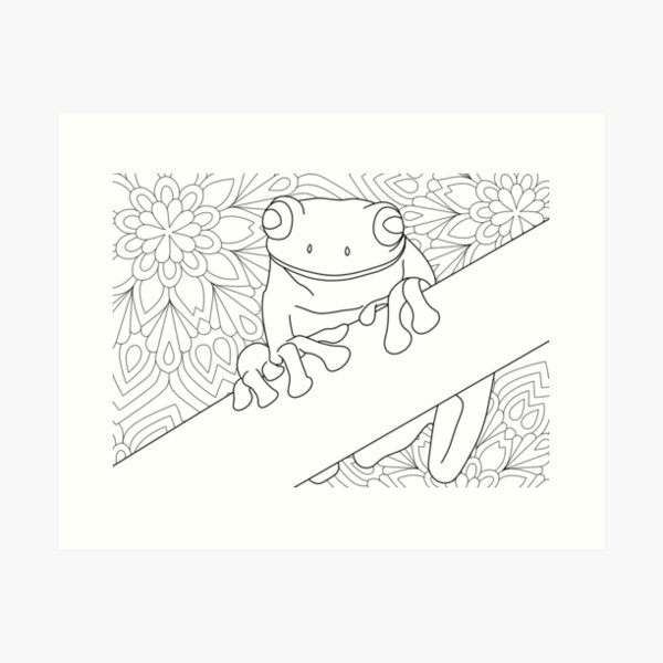 Frog outline wall art for sale