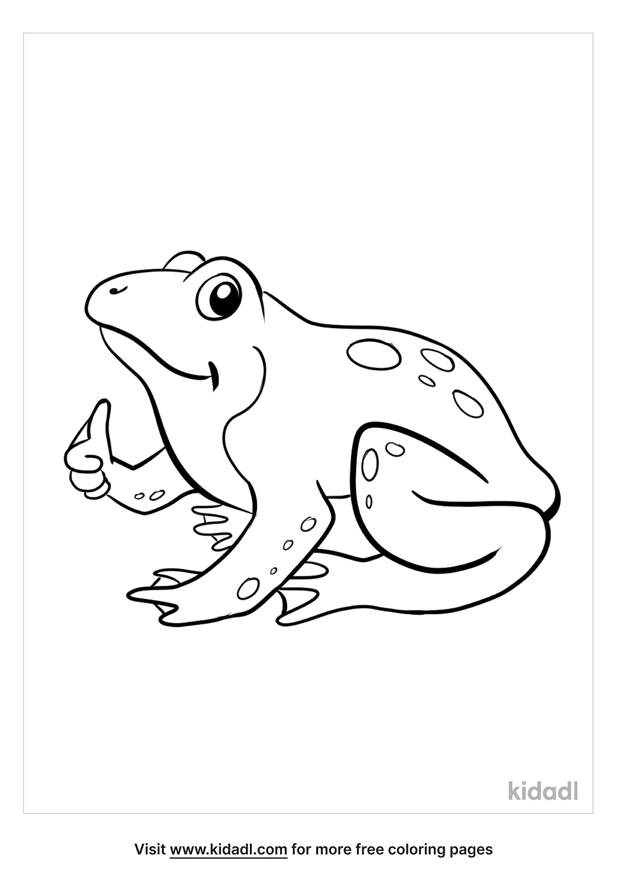 Free frog coloring page coloring page printables