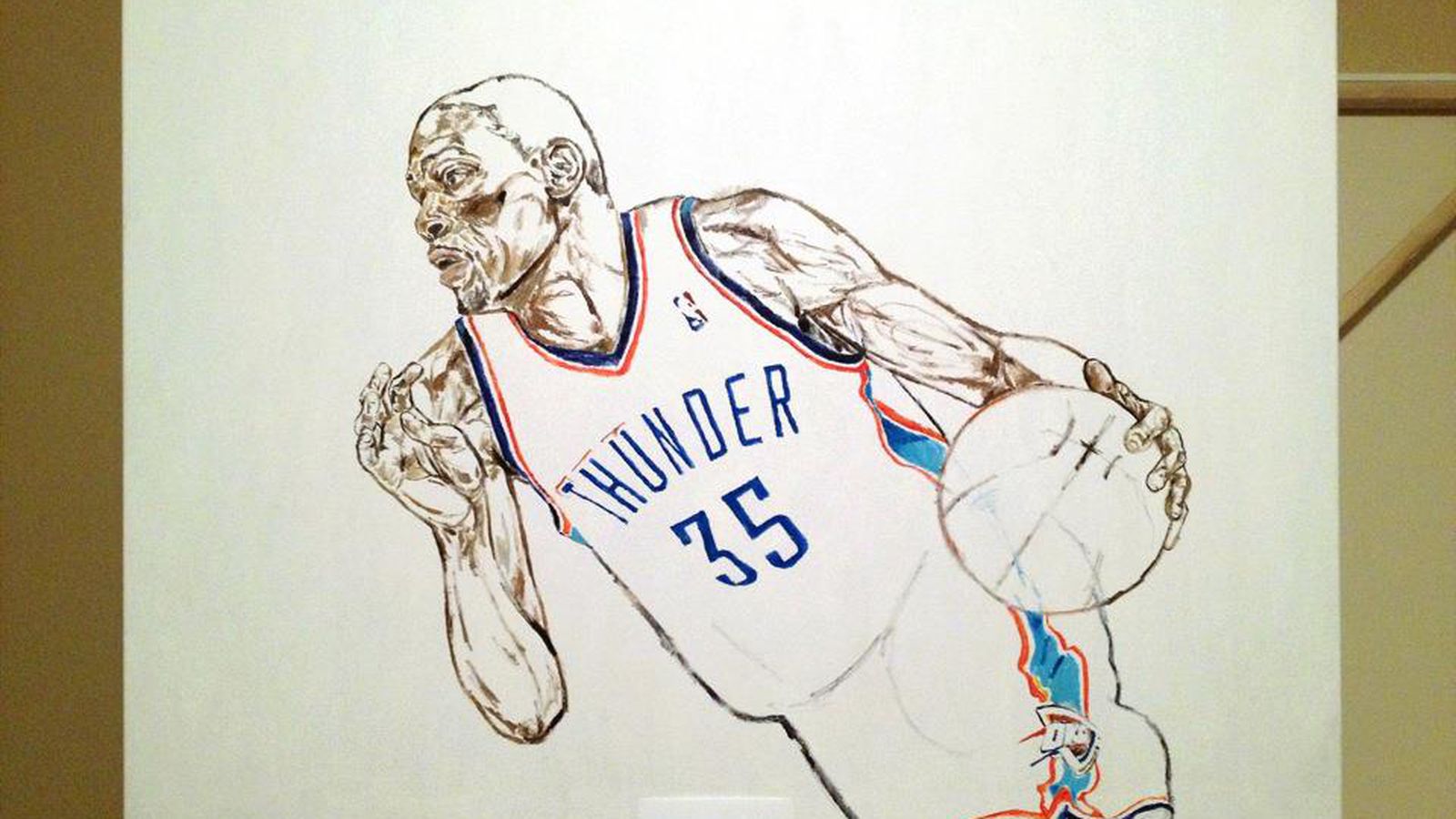 The portrait of kevin durant by w bennett berry