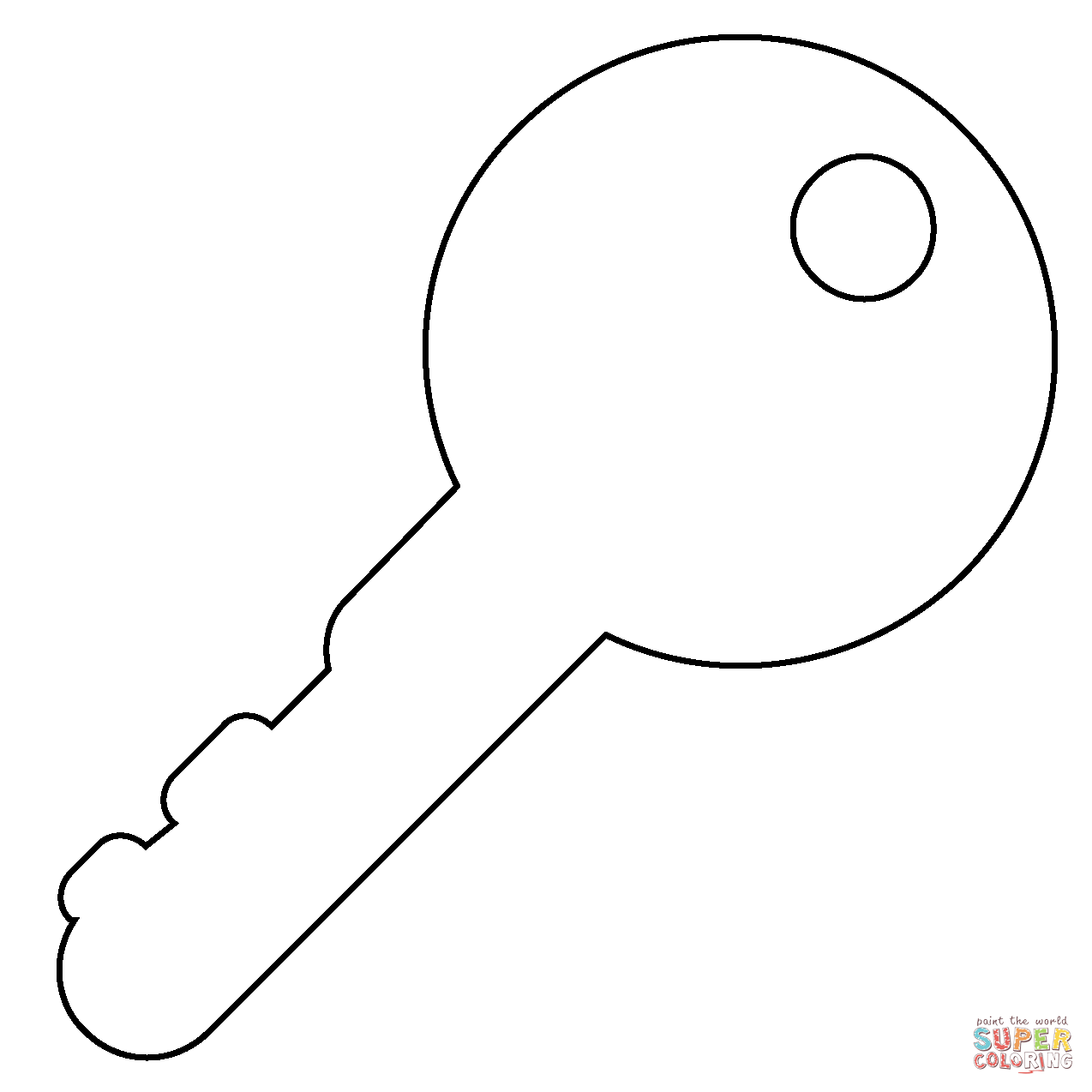 Key emoji coloring page free printable coloring pages