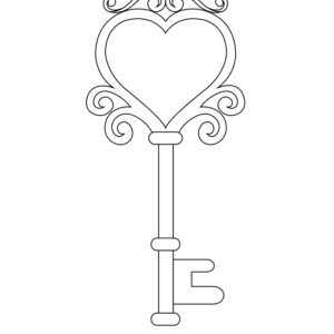 Key coloring pages printable for free download