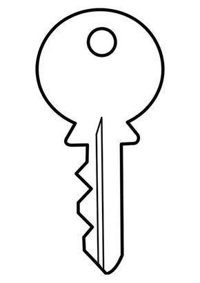 Coloring page key