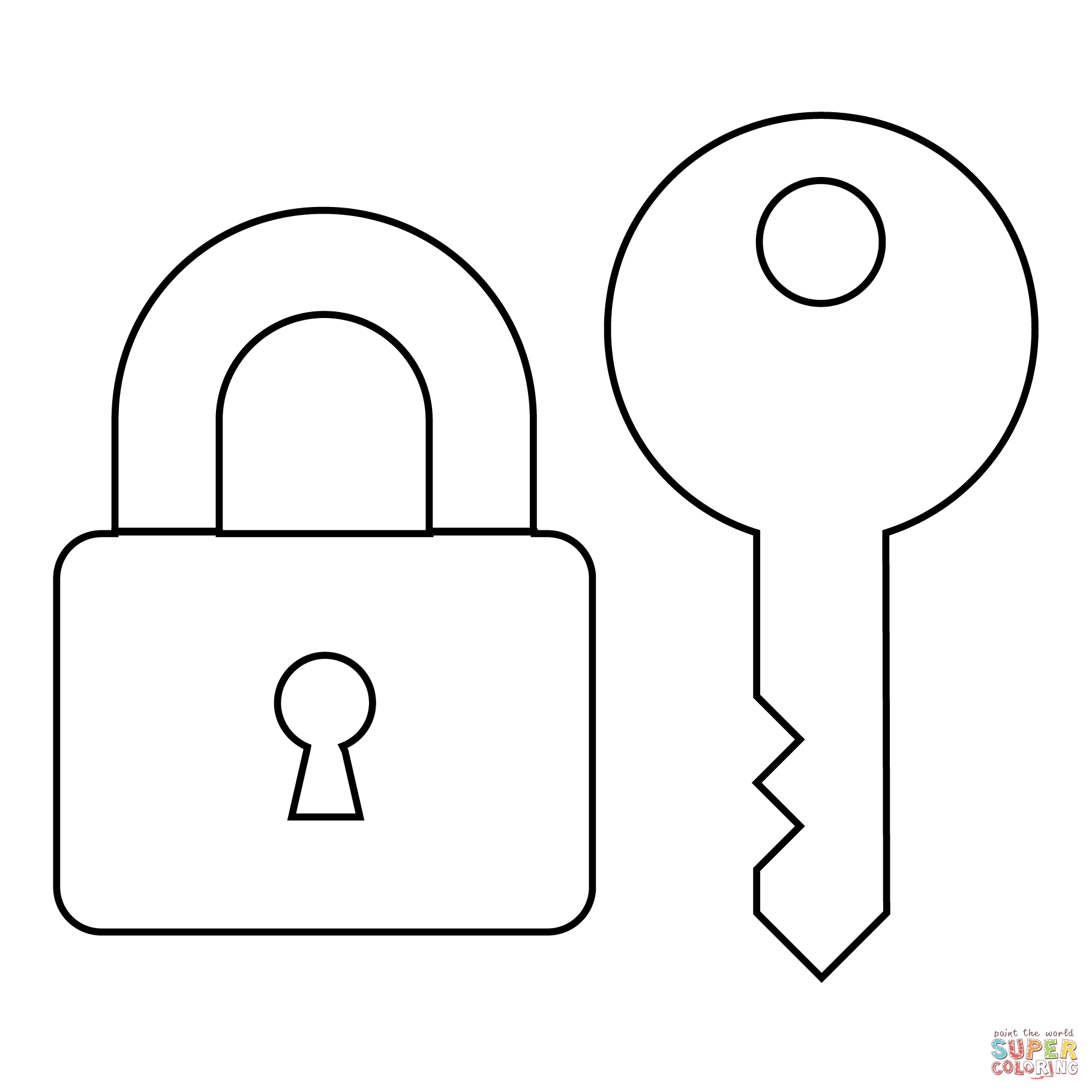 Locked with key emoji coloring page free printable coloring pages