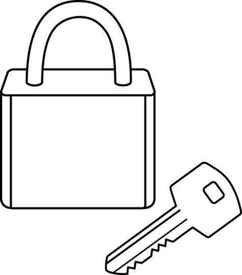 Key and lock coloring picture coloring pictures free printable coloring pages templates printable free